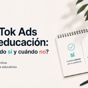 TikTok Ads en educación