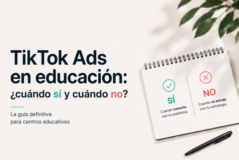 TikTok Ads en educación