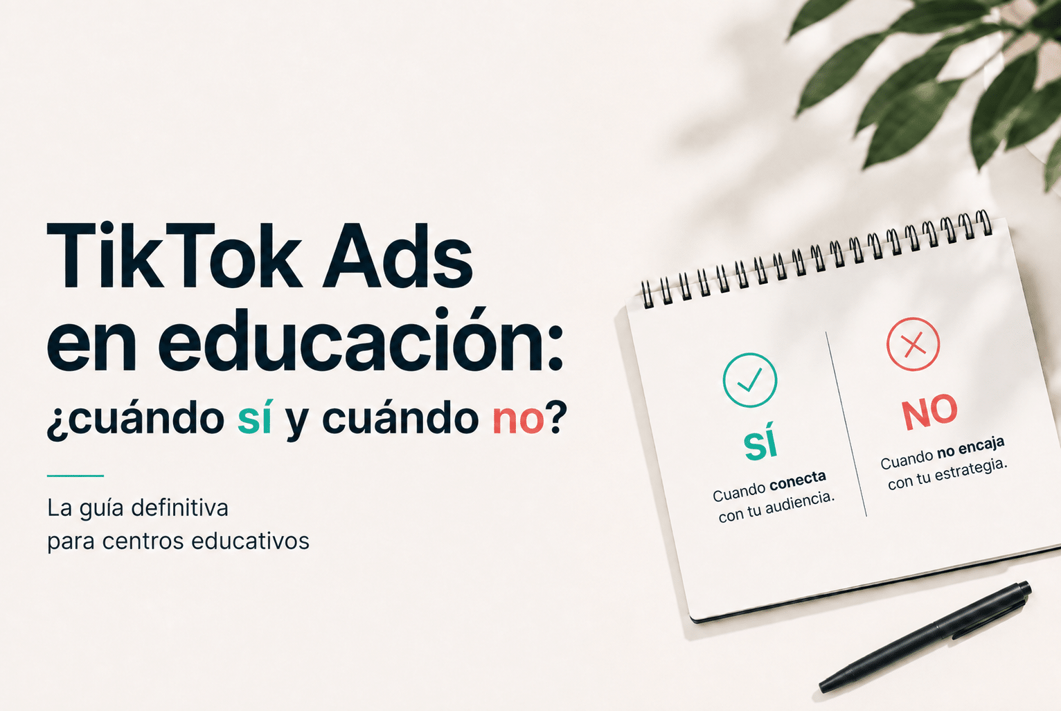 TikTok Ads en educación